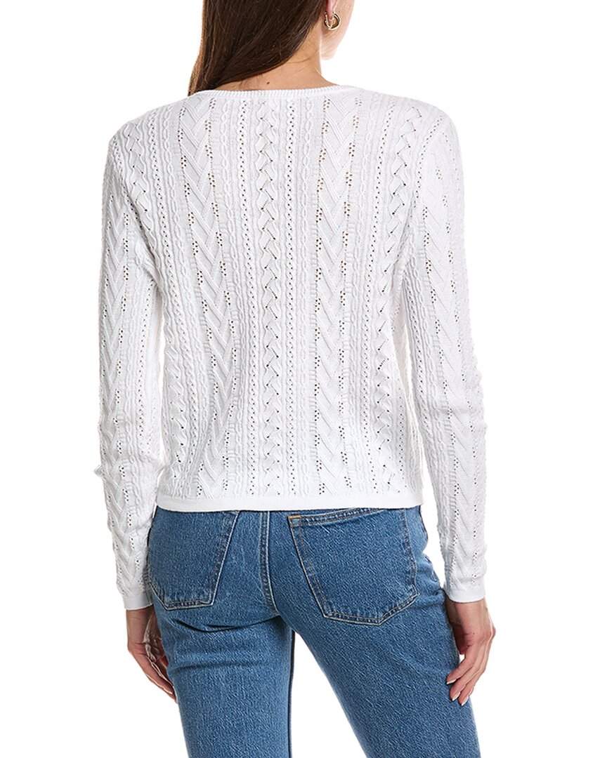 Design History Pointelle Cardigan