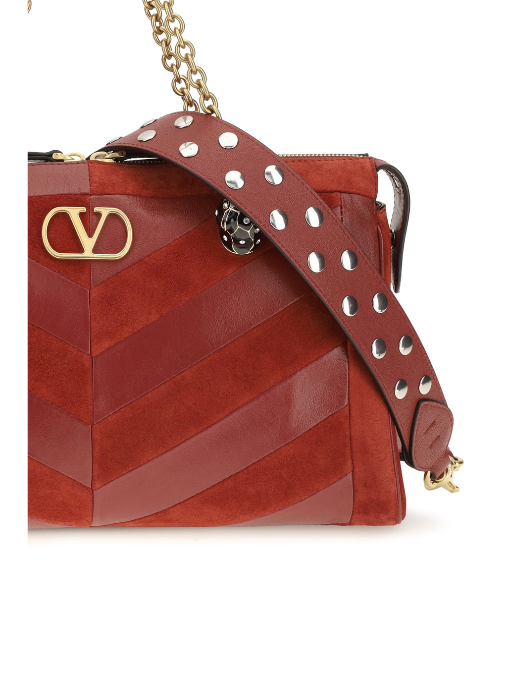 Valentino Garavani Women Medium Chevron Pattern Panthea Shoulder Bag