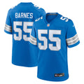 Detroit Lions Derrick Barnes Blue Team Game Jersey