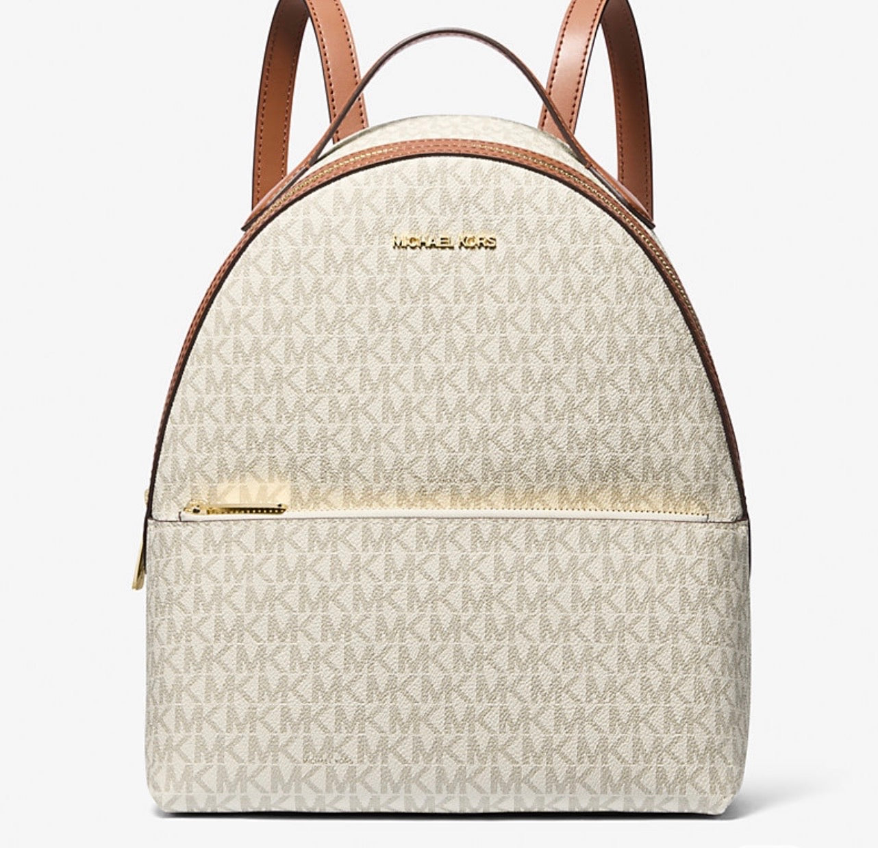 NWT Michael Kors Sheila Medium Logo Backpack