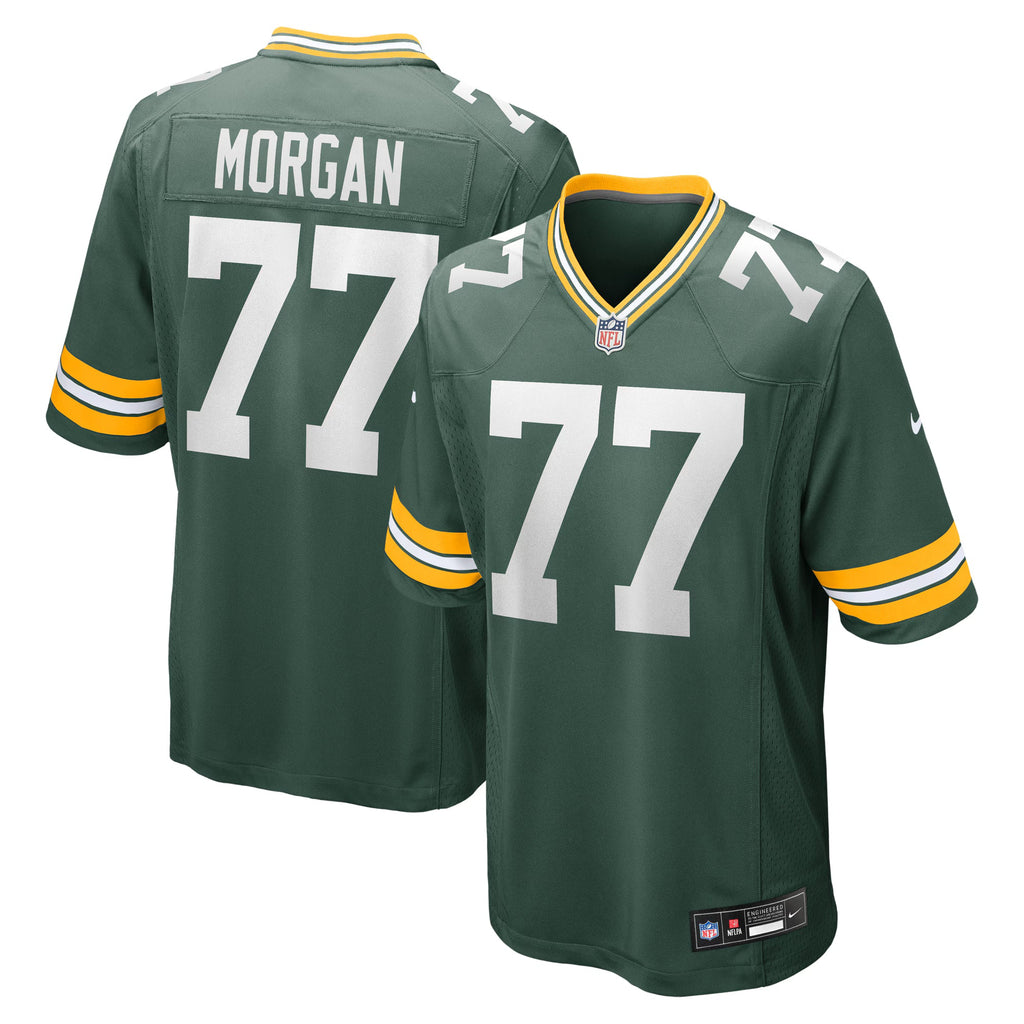 Green Bay Packers Jordan Morgan Green Player Game Jersey