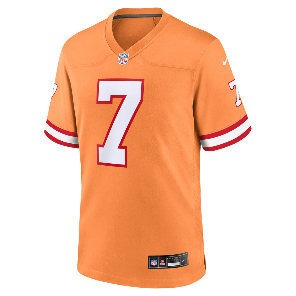 Tampa Bay Buccaneers Bucky Irving Orange Alternate Game Jersey