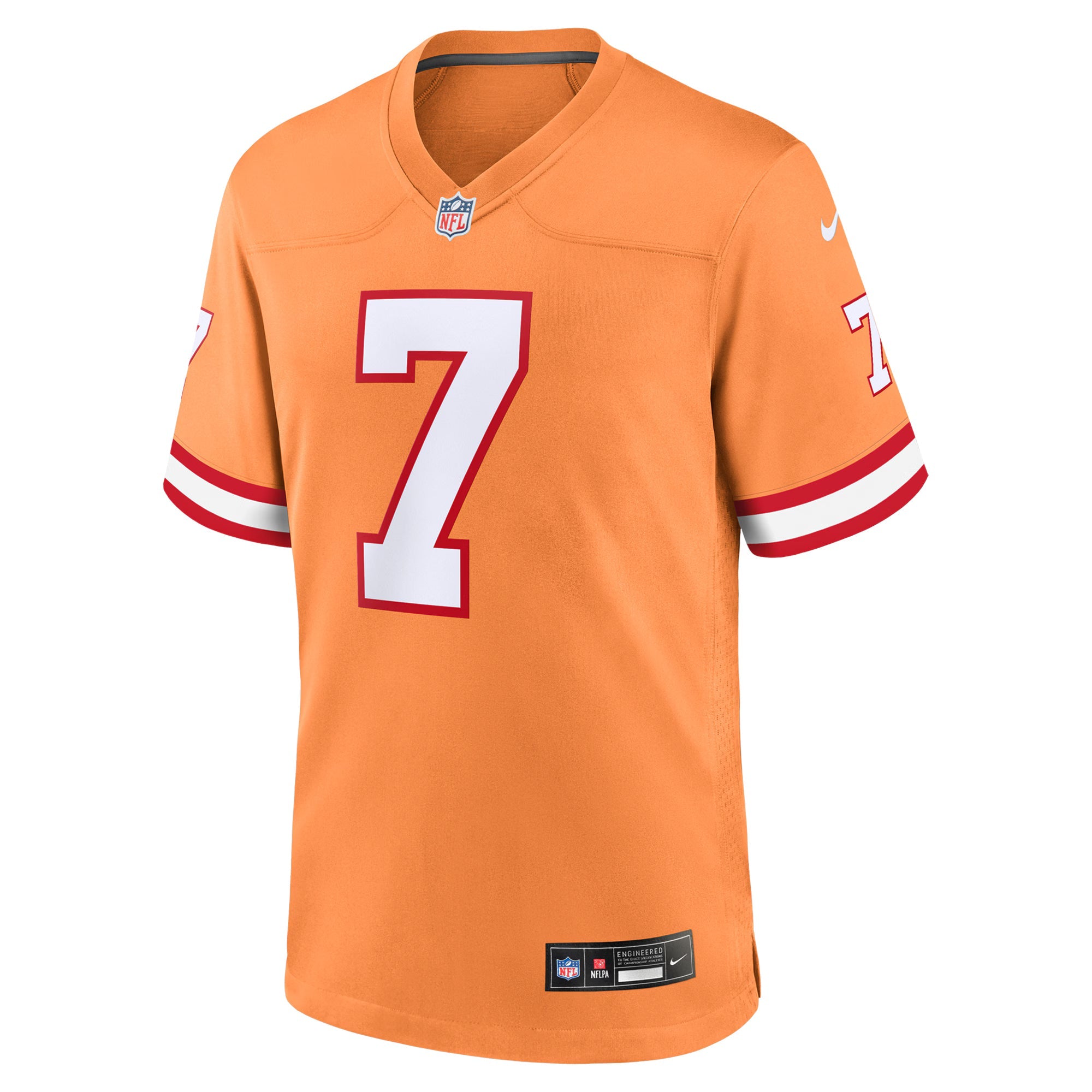 Tampa Bay Buccaneers Bucky Irving Orange Alternate Game Jersey