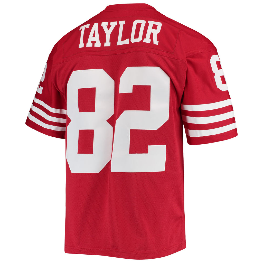 San Francisco 49ers John Taylor Mitchell & Ness Scarlet Legacy Replica Jersey