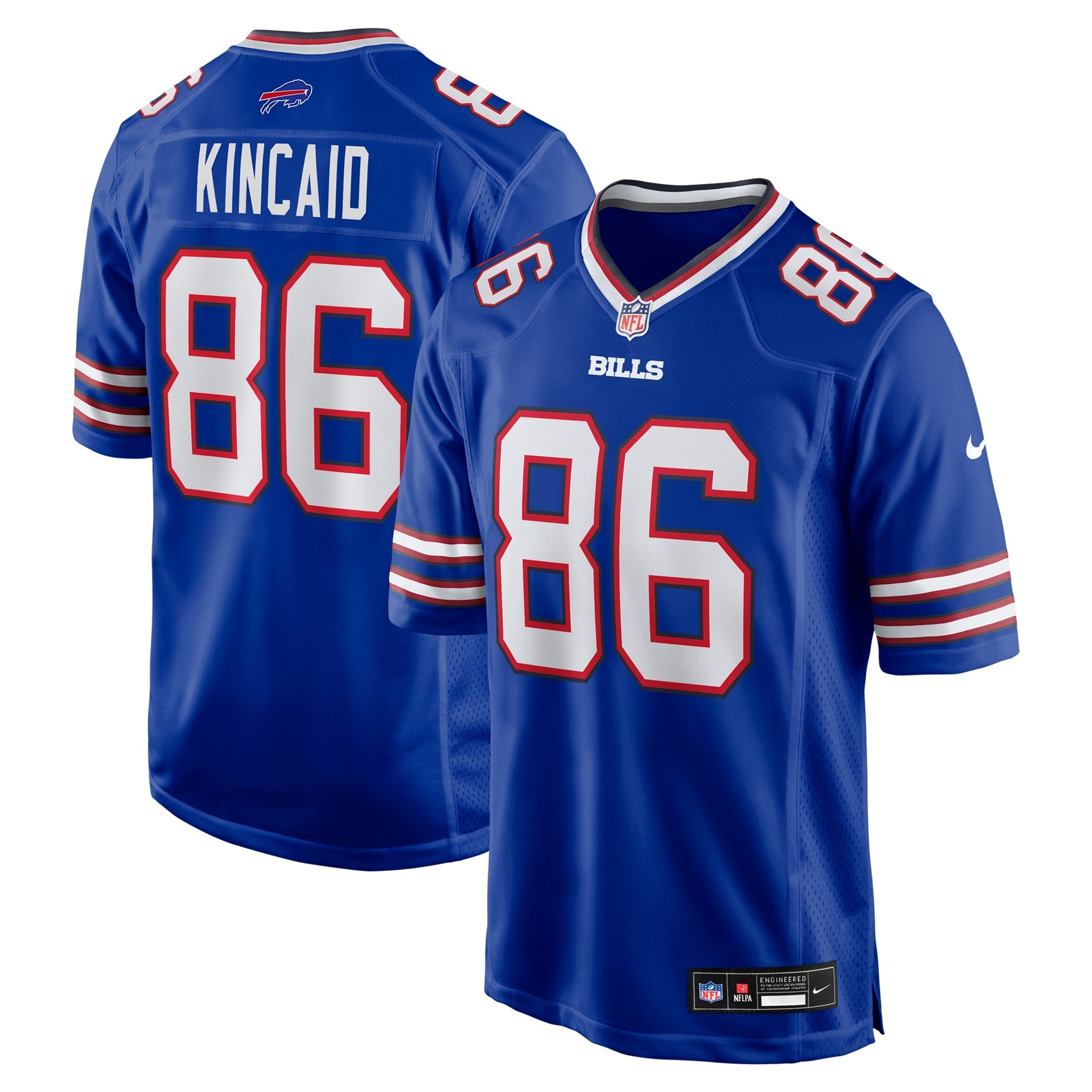 Buffalo Bills Dalton Kincaid Royal Game Jersey