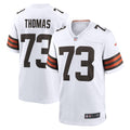Cleveland Browns Joe Thomas White Retired Game Player Jersey
