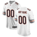 Chicago Bears White Custom Game Jersey