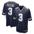 Dallas Cowboys George Pickens Navy Game Jersey