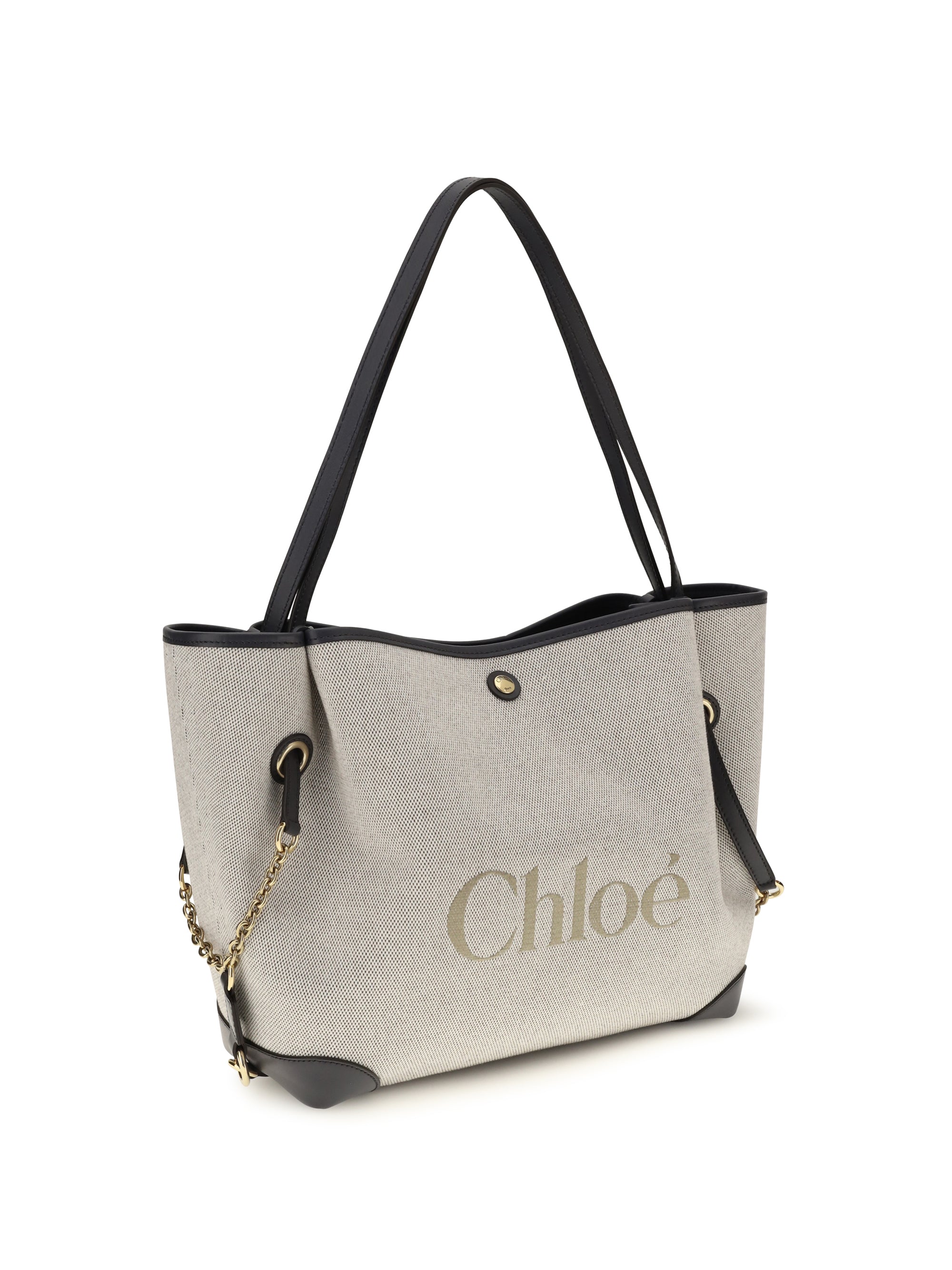 Chloé Women Clover Tote Bag In Canvas
