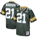 Green Bay Packers 2010 Charles Woodson Mitchell & Ness Green Authentic Throwback Retired Player Jersey