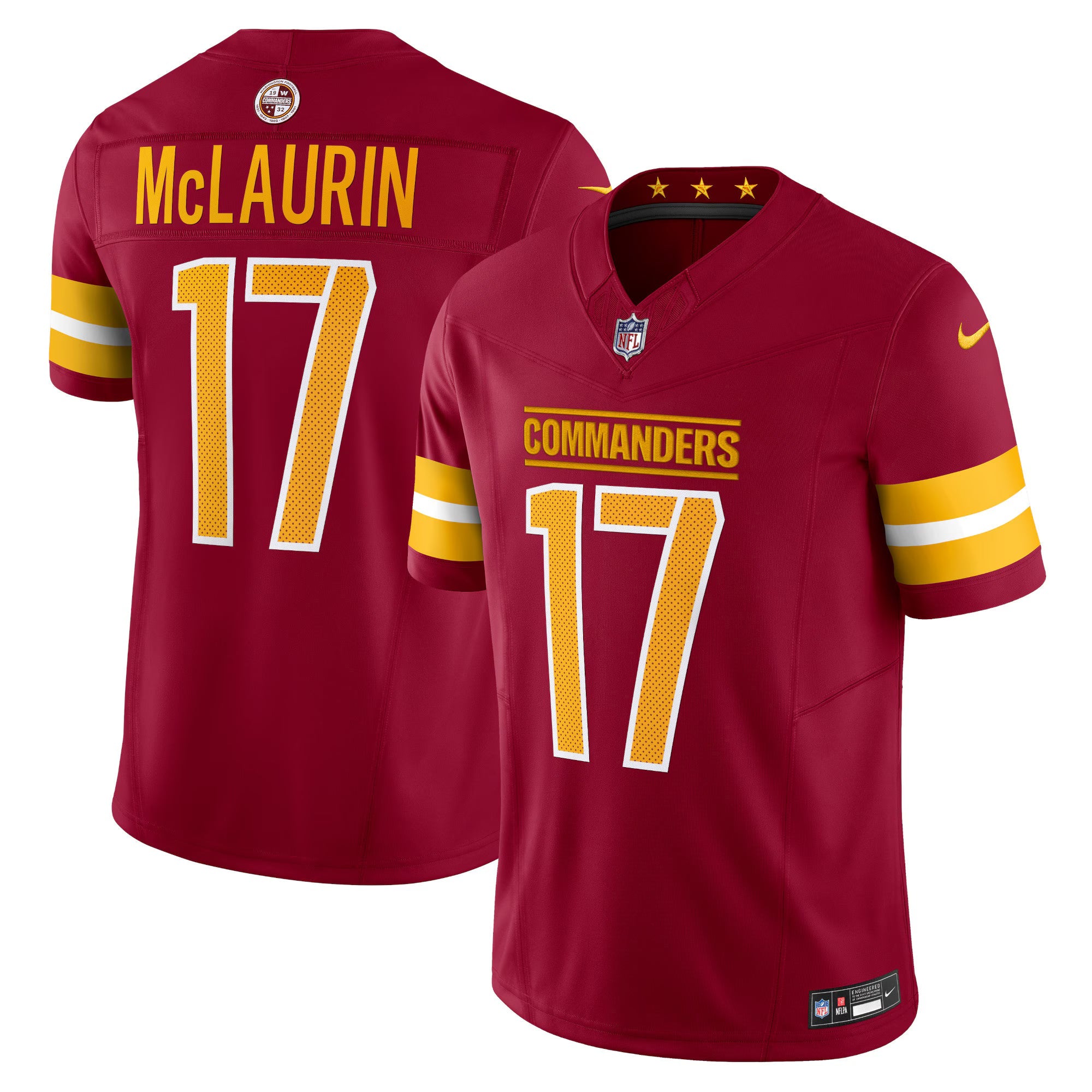 Washington Commanders Terry McLaurin Burgundy Vapor F.U.S.E. Limited Jersey
