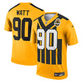 Pittsburgh Steelers T.J. Watt Gold Alternate 1933 Throwback Legend Player Performance Top
