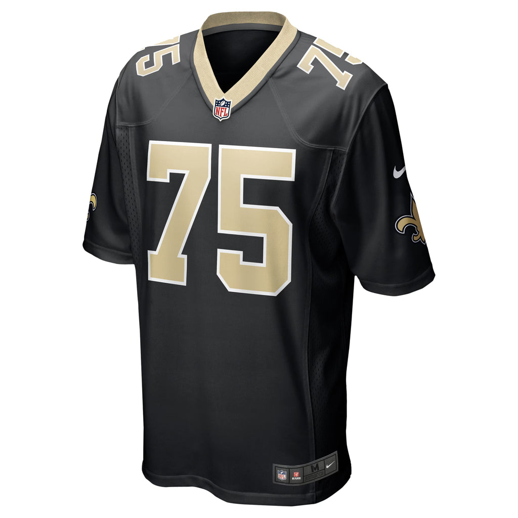 New Orleans Saints Taliese Fuaga Black Player Game Jersey
