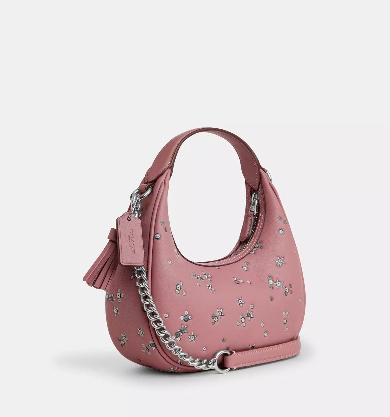 NWT Coach Carmen Mini Crossbody Bag With Star Print