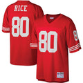 San Francisco 49ers Jerry Rice Mitchell & Ness Scarlet Big & Tall 1990 Retired Player Replica Jersey
