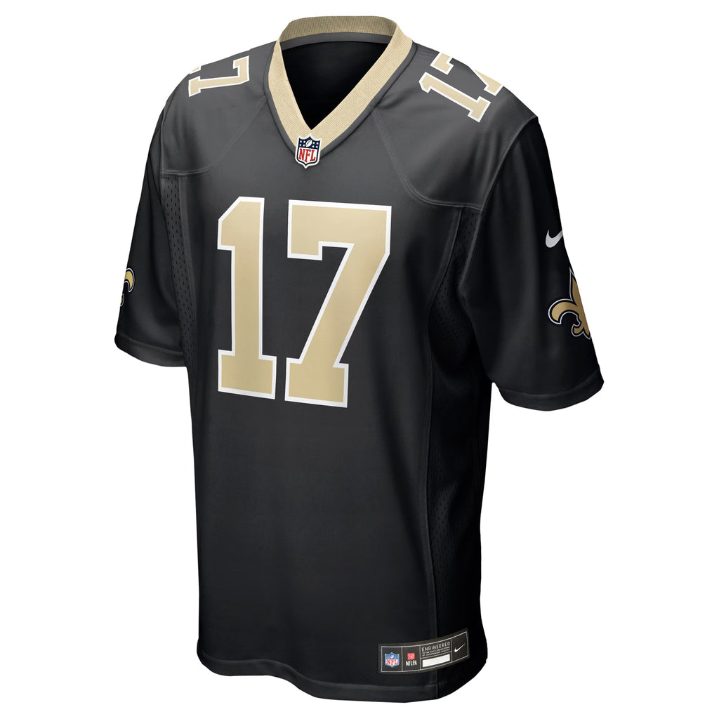 New Orleans Saints Trey Palmer Black Team Game Jersey