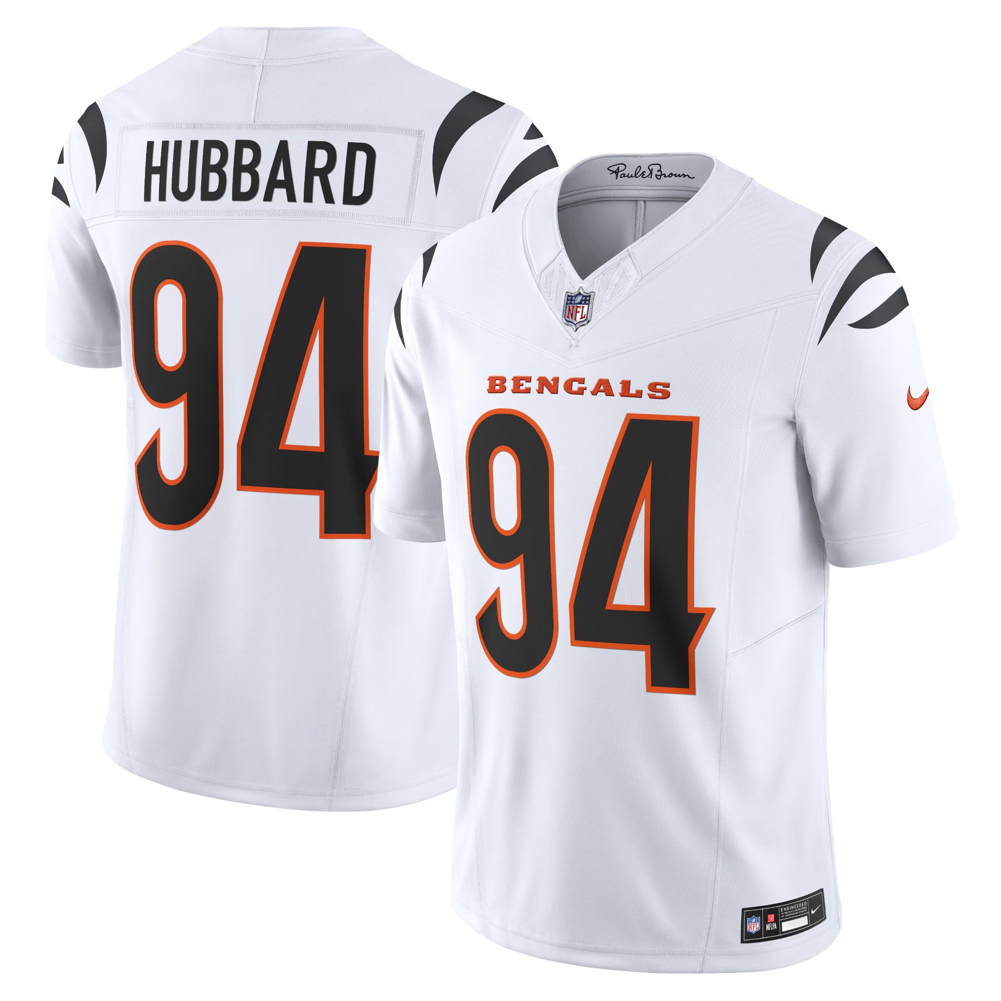 Cincinnati Bengals Sam Hubbard White Vapor F.U.S.E. Limited Jersey