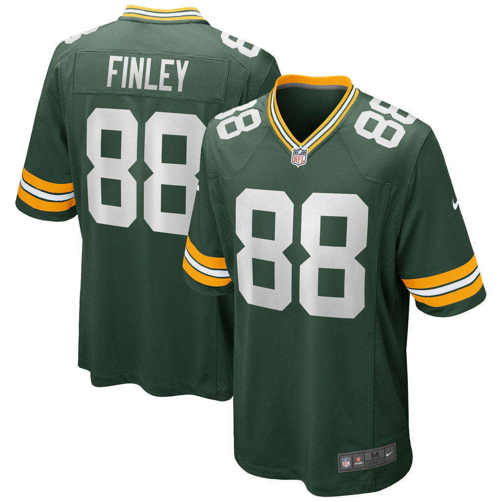 Green Bay Packers Jermichael Finley Green Game Retired Player Jersey