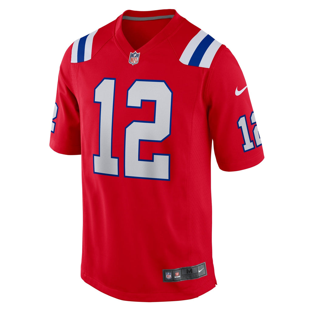 New England Patriots Tom Brady Red Retired Player Alternate Game Jersey