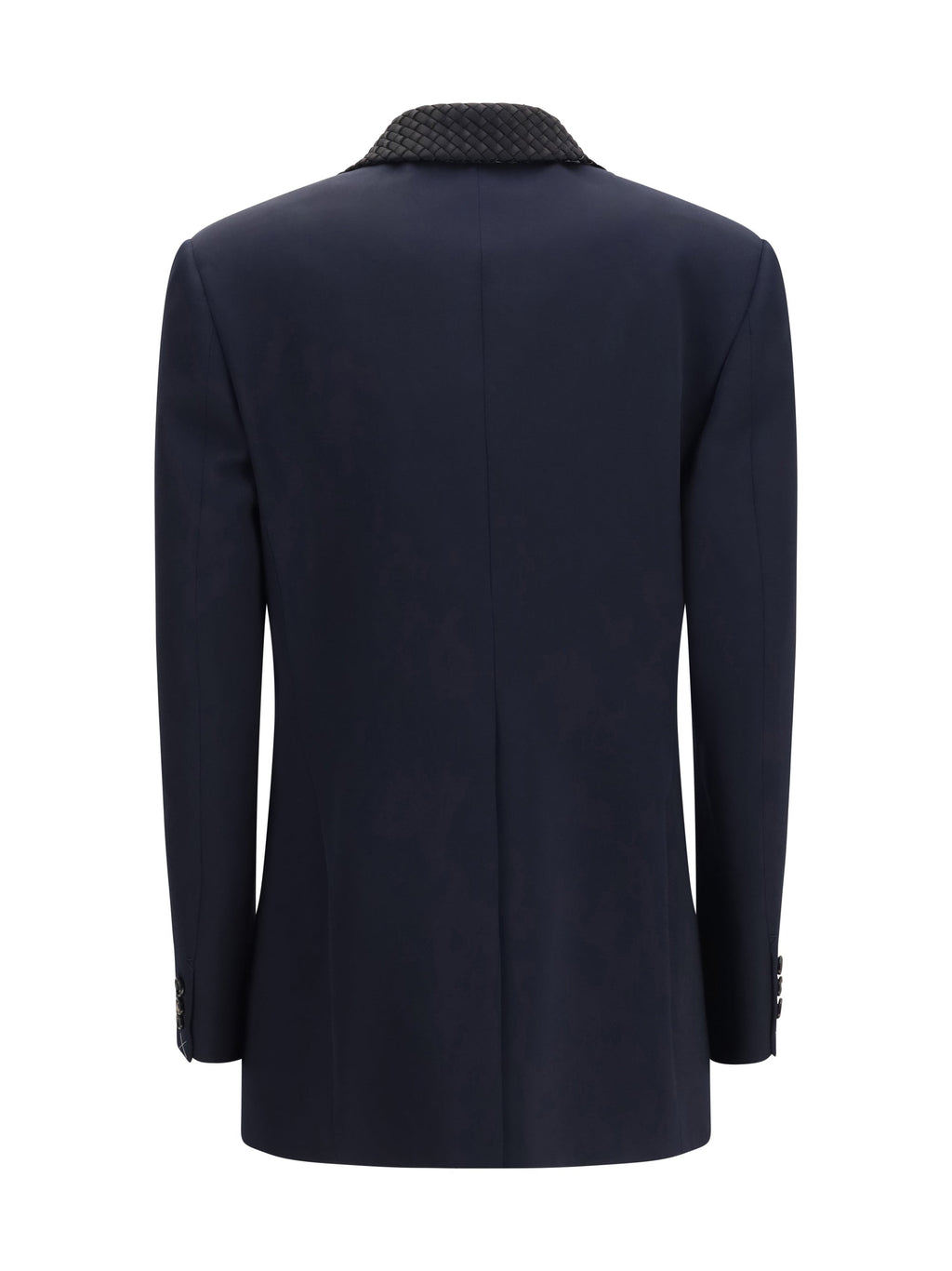Bottega Veneta Women Single Breasted Jacket With Intrecciato Motif