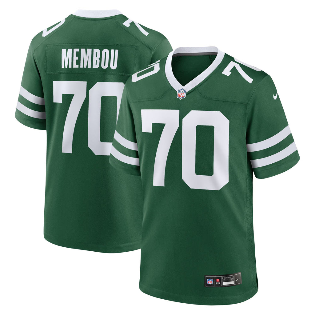 New York Jets Armand Membou Legacy 2025 NFL Draft First Round Pick Game Jersey