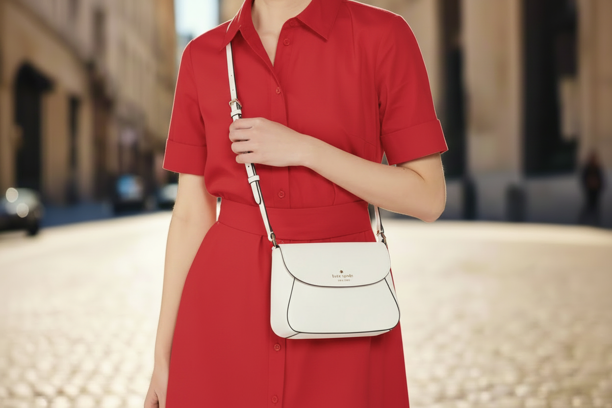 NWT Kate Spade Monica Small Flap  Leather Crossbody Bag