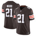 Cleveland Browns Denzel Ward Brown Vapor F.U.S.E. Limited Jersey