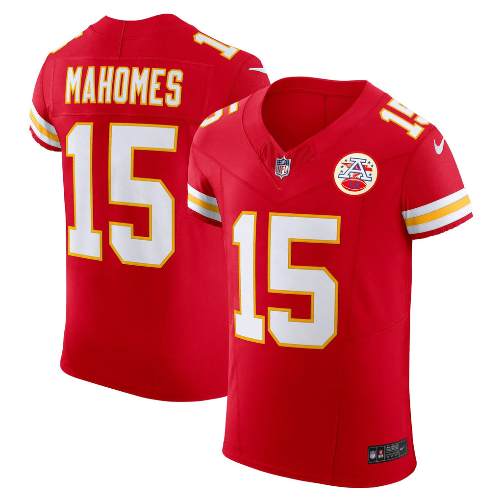 Kansas City Chiefs Patrick Mahomes Red Vapor F.U.S.E. Elite Jersey