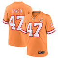 Tampa Bay Buccaneers John Lynch Creamsicle 50th Season Game Jersey