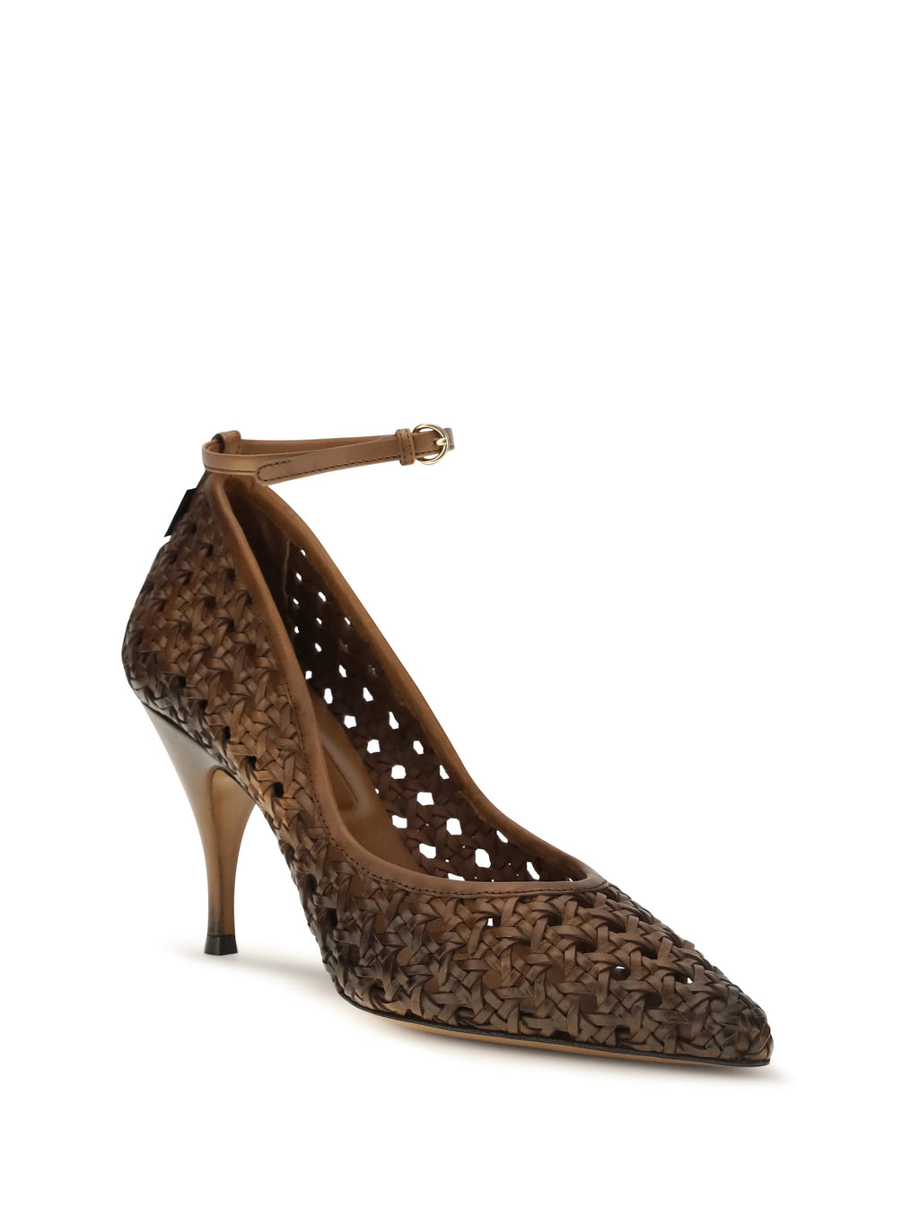 Miu Miu Women Woven Leather Pumps