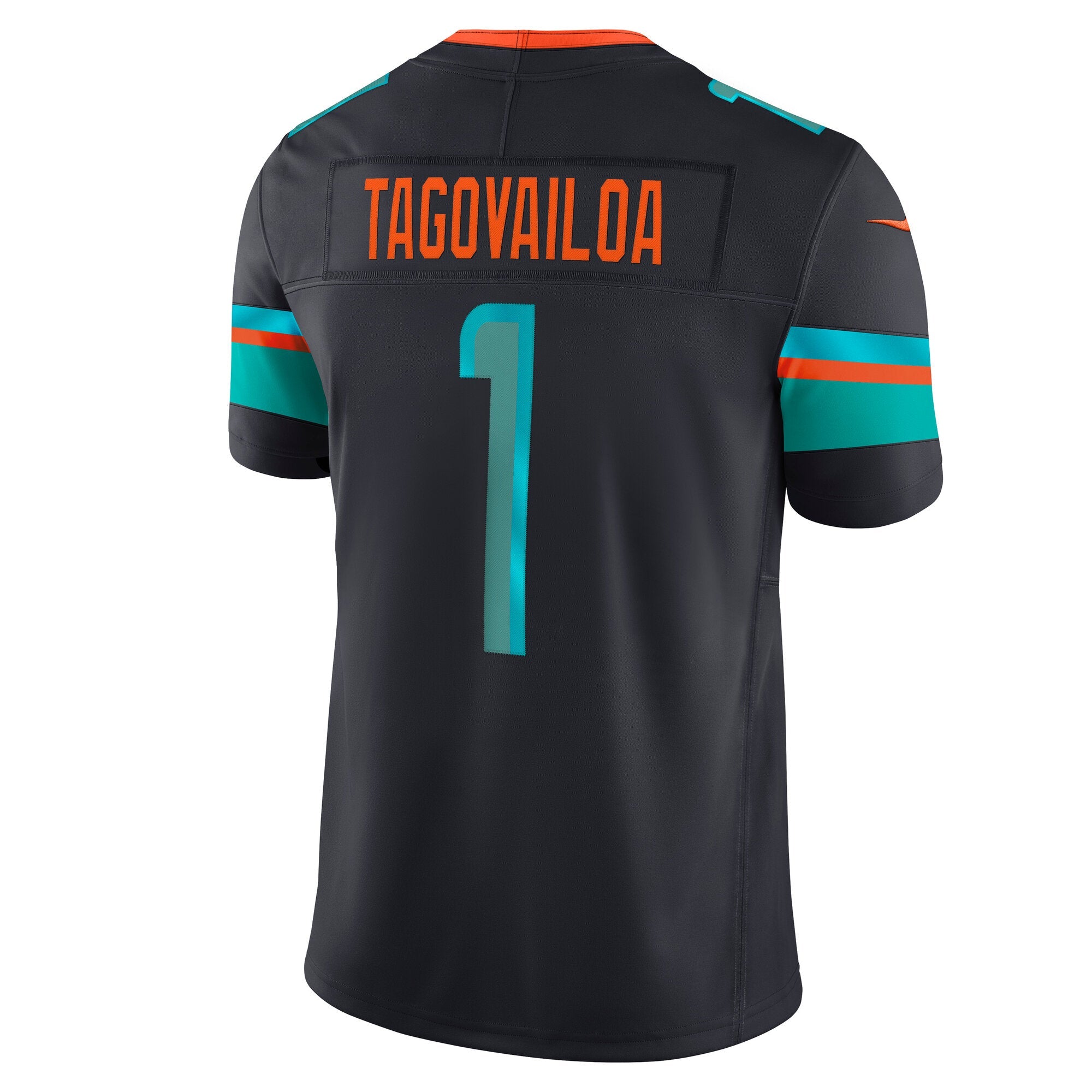 Miami Dolphins Tua Tagovailoa Pitch Blue 2025 Rivalries Collection Limited Jersey