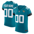 Jacksonville Jaguars Teal Vapor F.U.S.E. Elite Custom Jersey