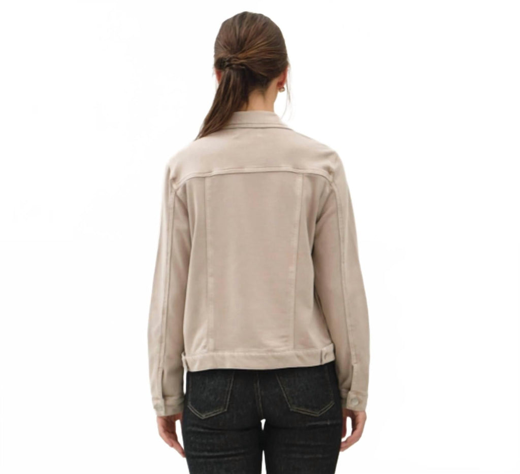 Trucker Jacket In Light Stone