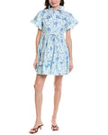 Sail to Sable Tiered Mini Dress