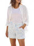 Anora Shorts In Blue Multi