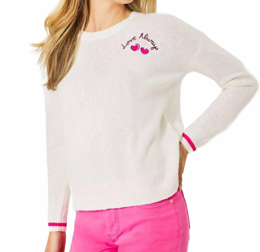 Pippy Sweater In Coconut Love Always