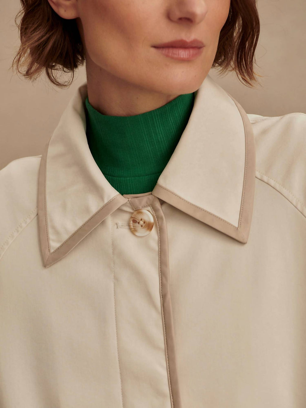Stamford Car Coat In Birch