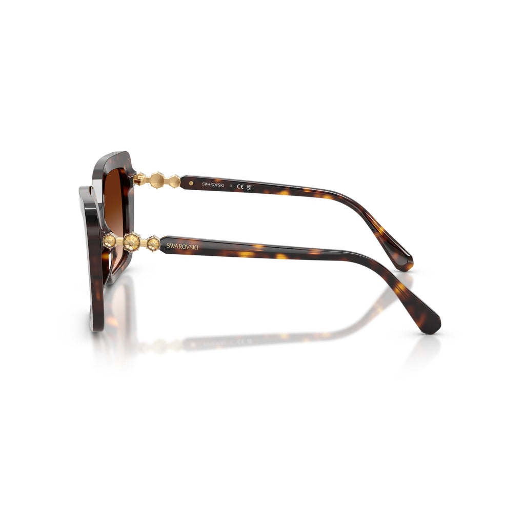 0Sk6049 Oversized Square Sunglasses with Tortoiseshell Pattern