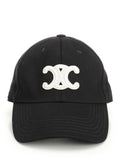 Celine Men "Triomphe" Cotton Baseball Cap
