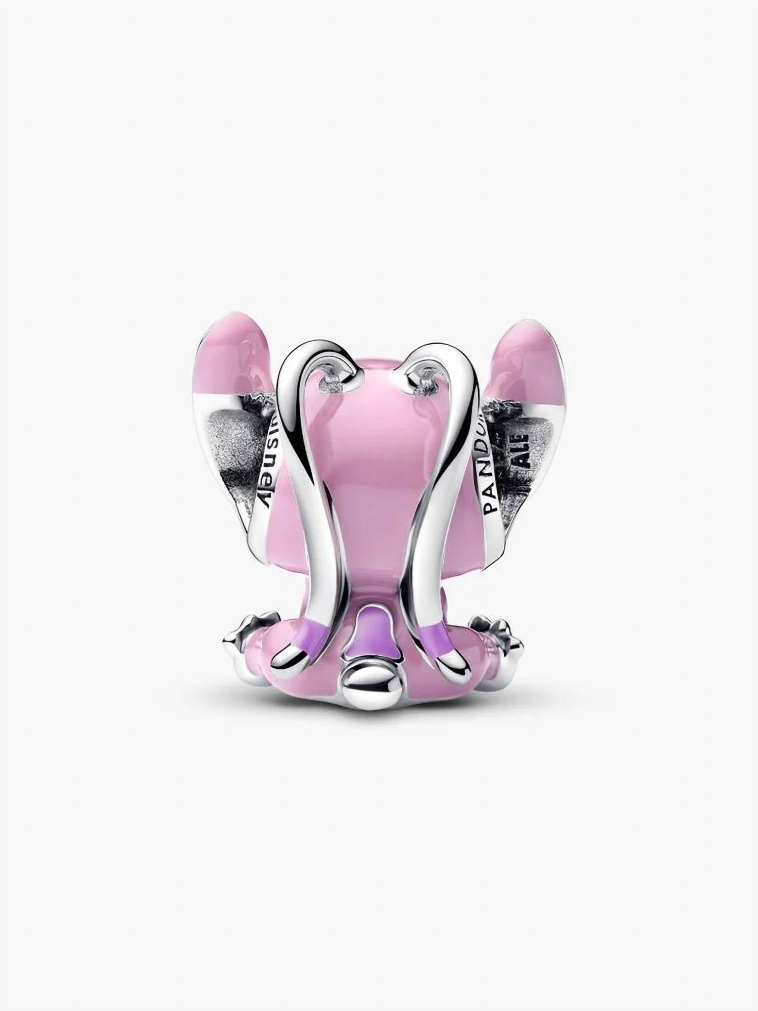 Disney Lilo & Stitch Angel Charm In Silver