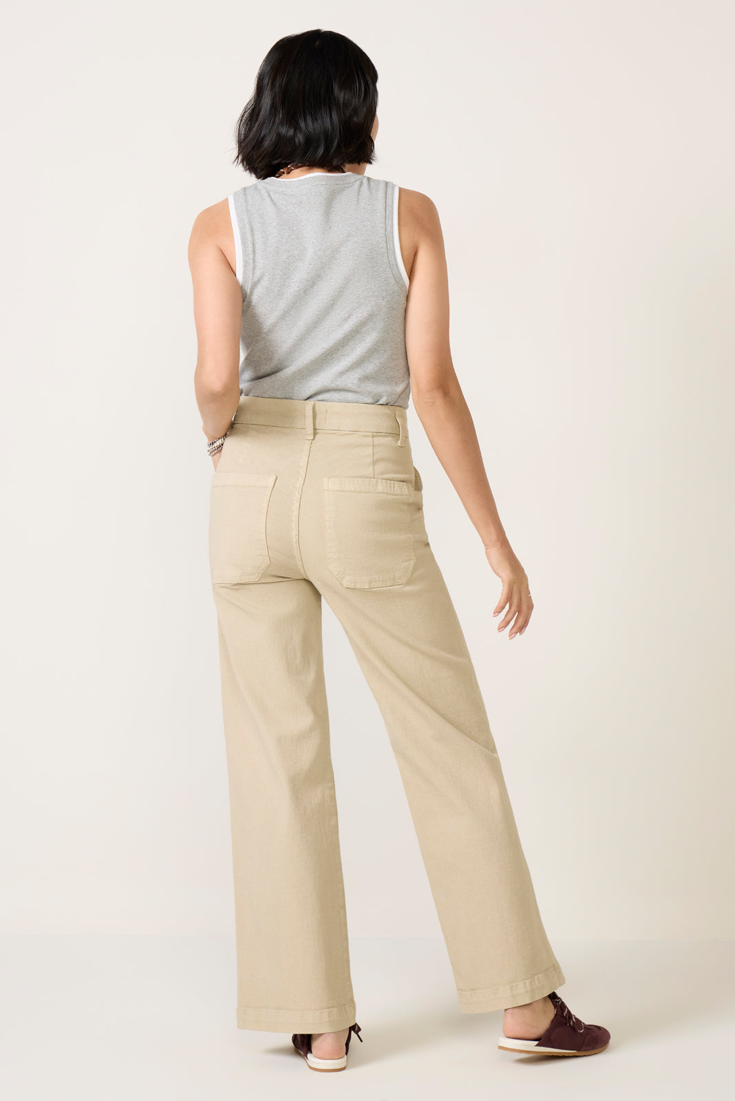 Women's Petite Jodi Trouser Wide Leg Jean