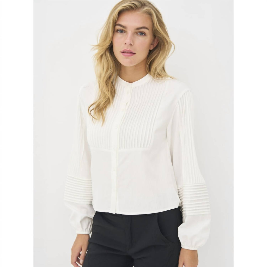 Beo Shirt Top In Creme