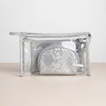 3PCS - Clear Travel Cosmetic Pouch Bag Set