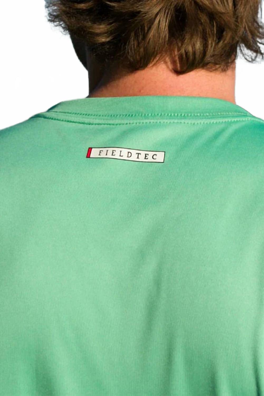 Men's Fieldtec Short Sleeve Performance Tee In Bimini Green