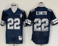 Men's Dallas Cowboys Emmitt Smith Mitchell & Ness Navy Legacy Replica Player Jersey1