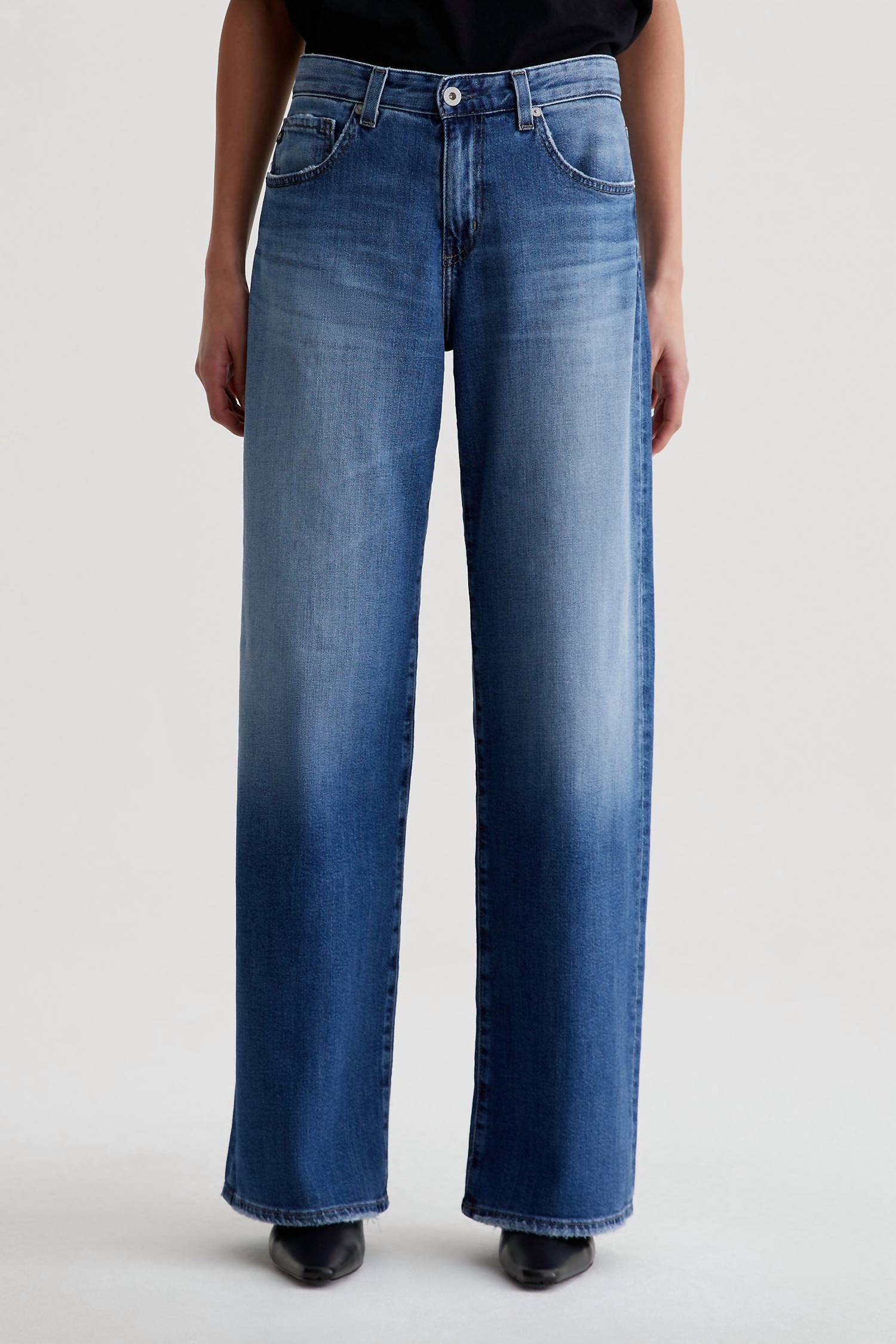 Adria Wide Leg Jeans In Headline
