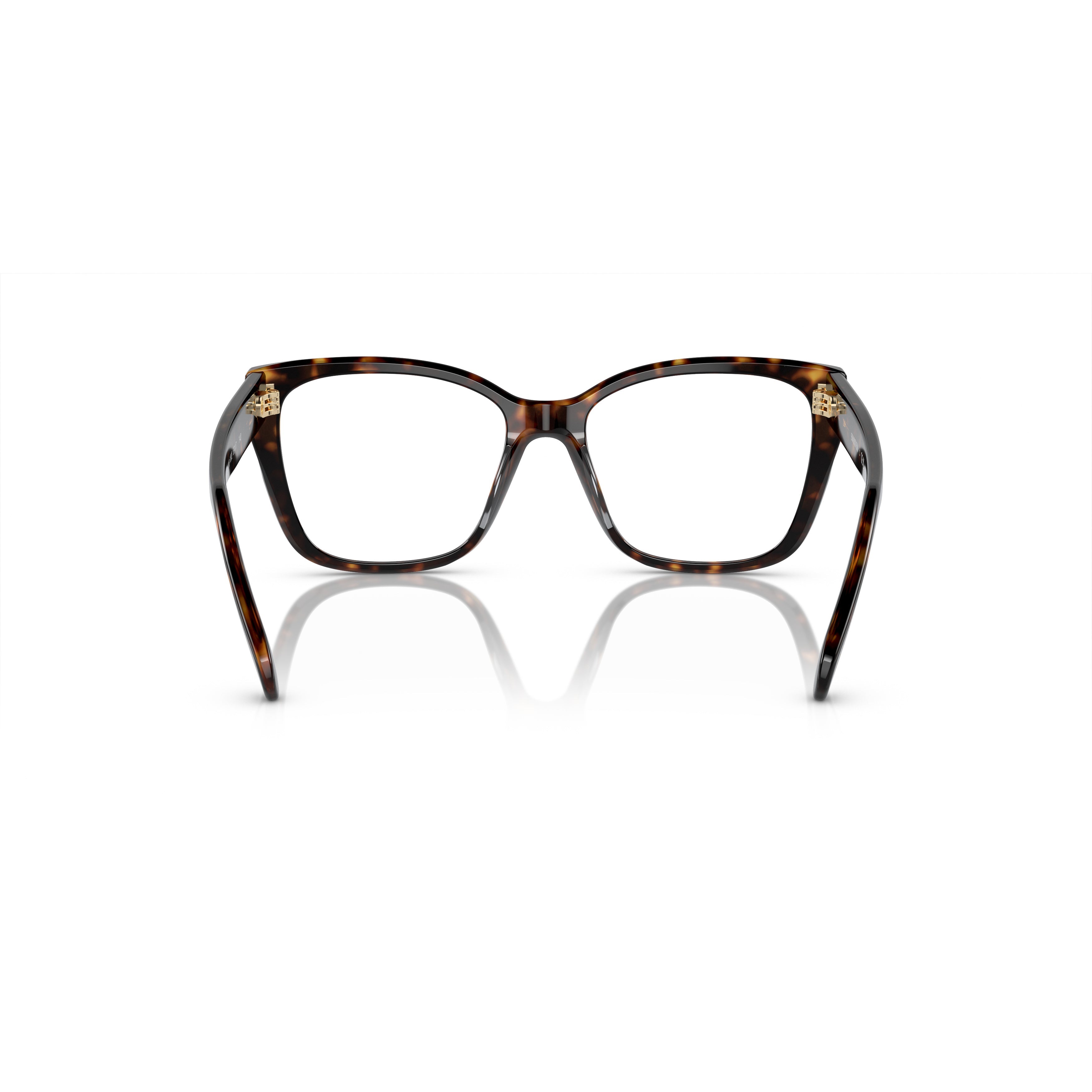 0Sk2008 Oversized Square Frame Eyeglasses with Tortoiseshell Pattern