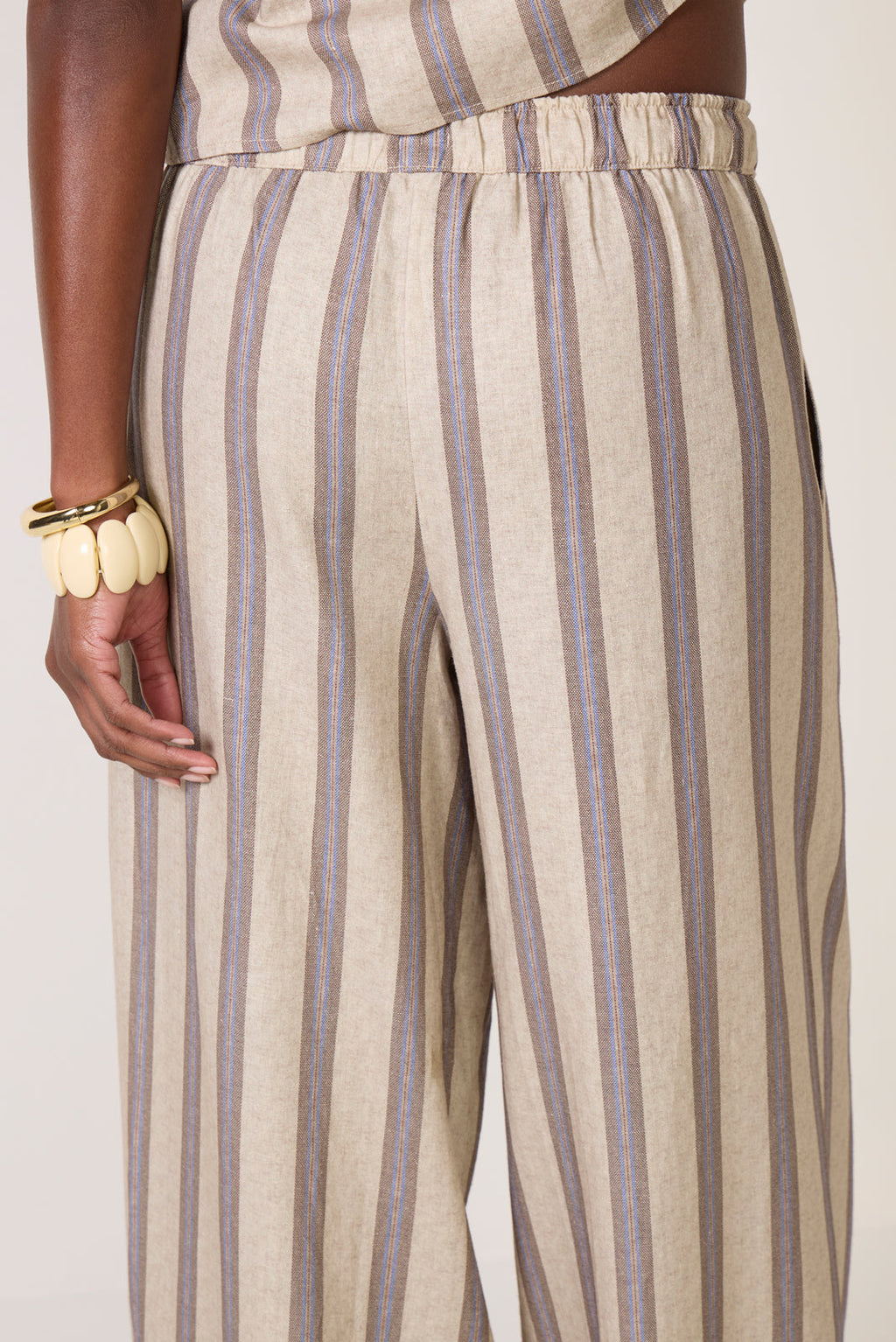 Women's Leah Linen Stripe Pants