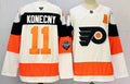 Men's Philadelphia Flyers Travis Konecny #11 Fanatics White Player Jersey