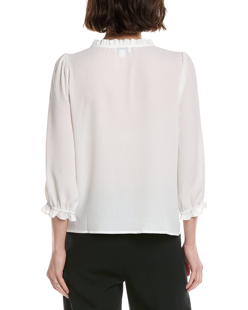 CeCe 3/4 Sleeve V-Neck Blouse